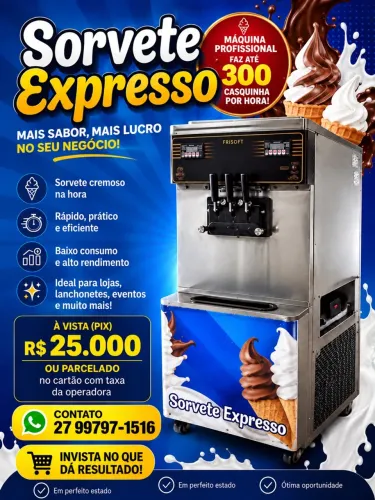 Máquina de Sorvete Expresso