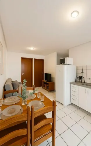 Apartamento para venda possui 45 metros quadrados com 2 quartos