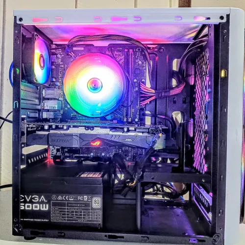 PC Gamer Top, i5 de 7ª, RX 580, 16 Gb Ram, SSD 120 GB, HD 1 Tera (Parcelo)
