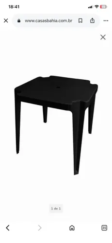 Mesa de plástico 