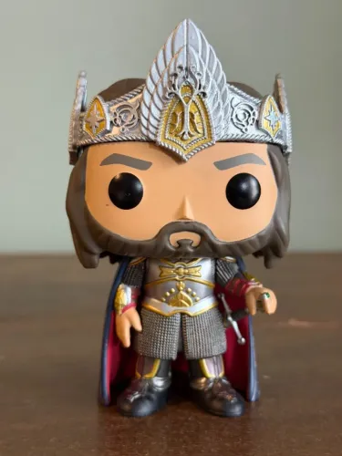 Funko Pop King Aragorn #534 lord of the rings/senhor dos aneis sem caixa ótimo estado raro