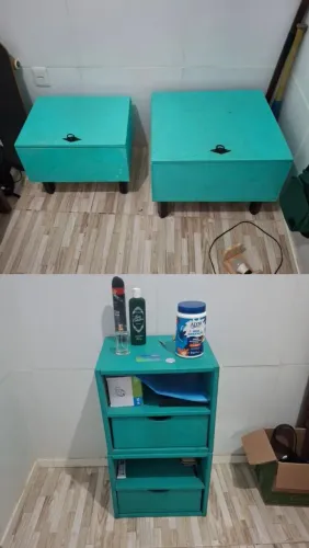 Baú e cômoda