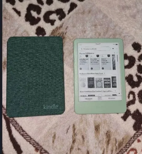 Vendo Kindle + Capa de Tecido
