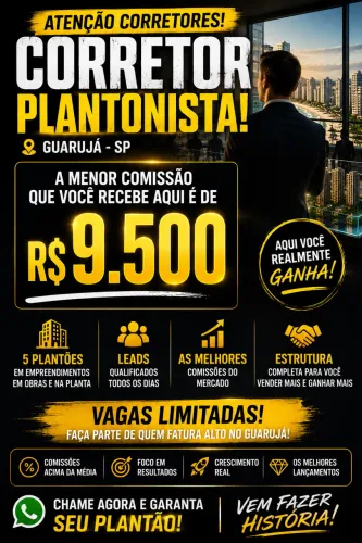 CONTRATA CORRETOR PLANTONISTA