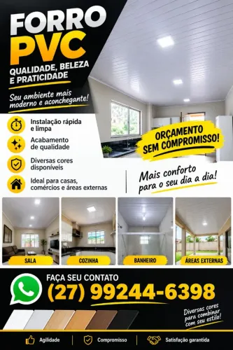Forro Pvc sua casa mais elegante
