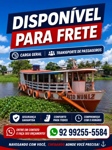 BARCO DISPONÍVEL PASSEIO