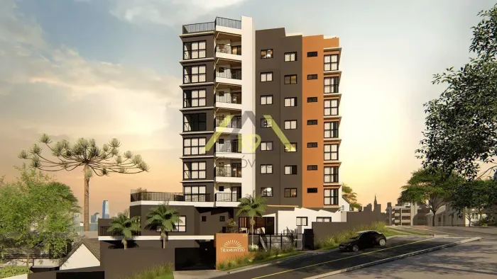 Apartamentos com 2 dormitórios, suíte, sacada, churrasqueira à venda, Tingui, Curitiba, PR