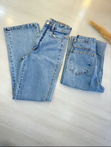 Calça jeans wide leg