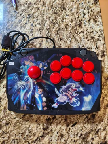 Controle arcade PC funcionando