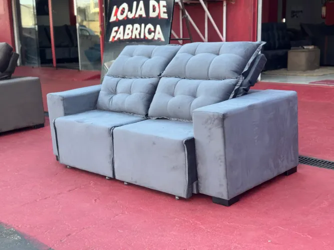 Promoção sofá 2 metros retrátil E reclinável!! 