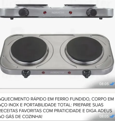 Fogão elétrico Agrato