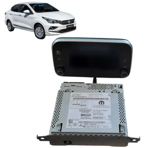 Kit Central Multimídia Tela Cronos Argo A2c * 19a22 Original