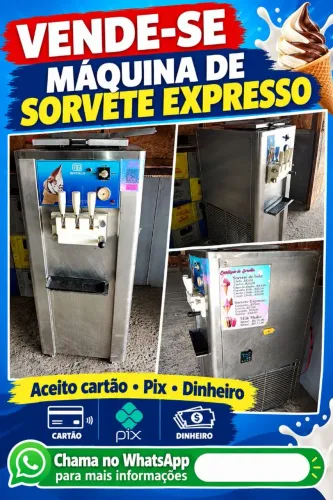Vendo máquina de sorvete