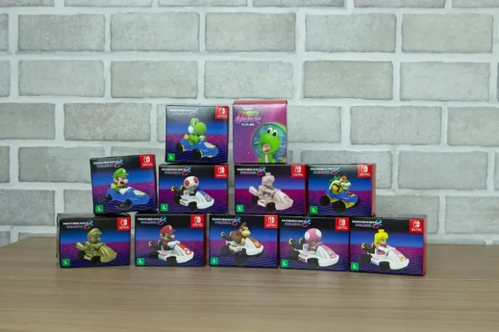 Kit Carrinhos Miniatura Mario Kart Mcdonalds