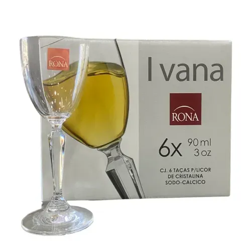 Taças de licor Ivana 6un *nova na caixa*