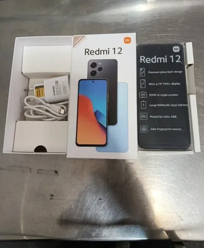 Redmi 12 256 gigas 8 ram com caixa carregador funcionando perfeitamente <br>? Tela 6.79" FHD