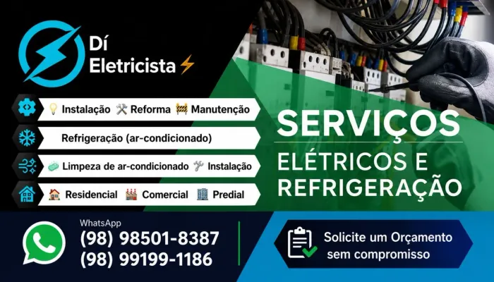Serviço elétrico e instalação e limpeza de ar condicionado