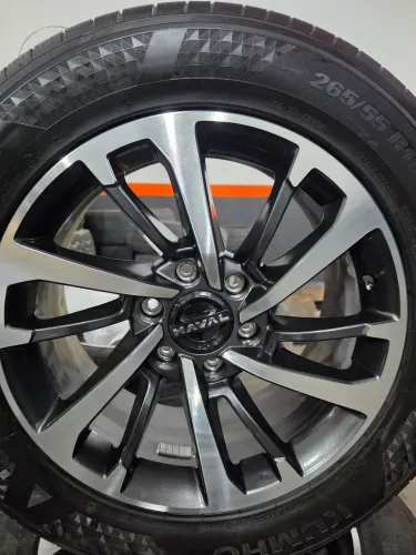 Rodas Haval H9 com pneus 265/55R19 Furação 6x139