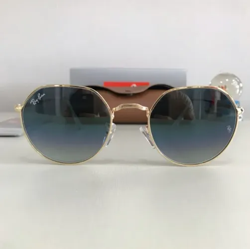 óculos de sol ray ban jack azul