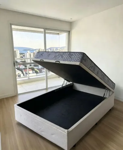 Cama box bau + colchão casal em espuma D33.Entrego