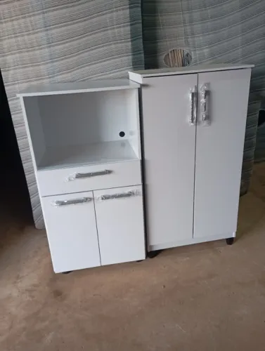 Kit Combo Multiuso + Balcão Para Forno e Microondas Novo  