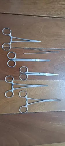 Instrumentos cirúrgicos para castração de machos