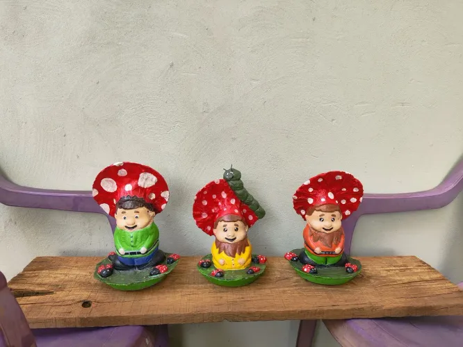Anões/gnomos de jardim