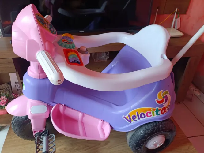 Bazar baby Velocipe menina 2 em 1
