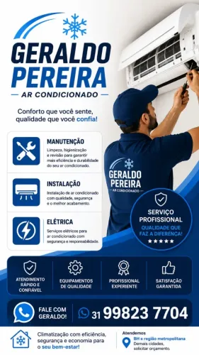 Instalação, Manutenção e Higienização em Ar Condicionado