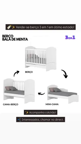 Berço de jade 3 em 1