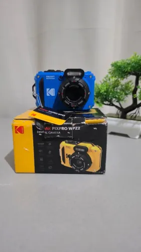 Camera Kodak Wifi Resistente À Água Fullhd 16mp Pixpro Wpz2 Cor Azul