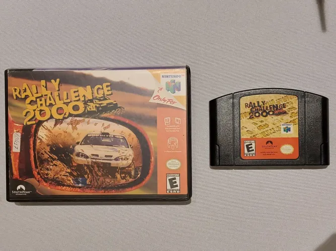 Rally Challenge 2000 N64 + Caixa Original Recortada + Estojo Locadora