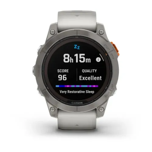 Garmin Fênix 7 Saphire Solar - Branco