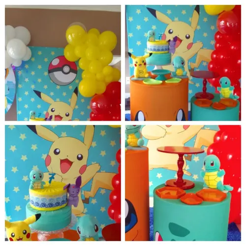 Decoração de Festas infantil  tema Pokémon 