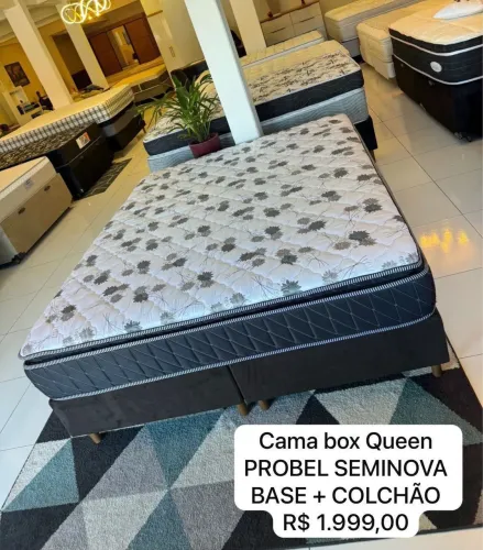Colchão Queen PROBEL SEMINOVO TOP - Entrego!