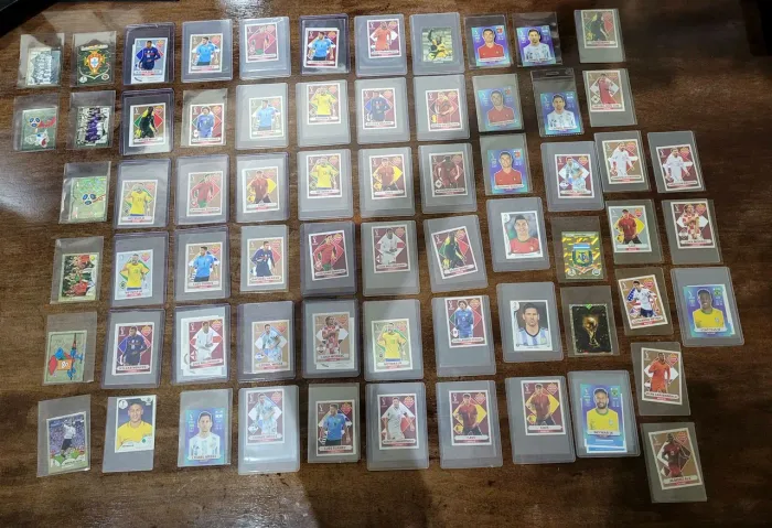 Coleção incrível de figurinhas copa 2022