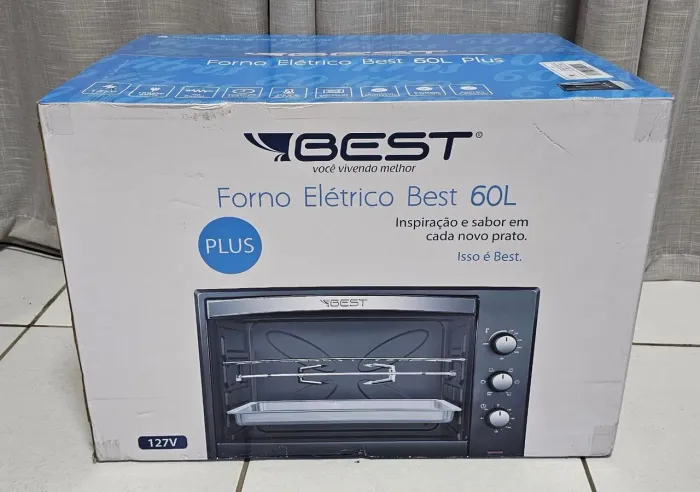 vendo forno Best 60 litros 127v novo lacrado nunca foi usado 