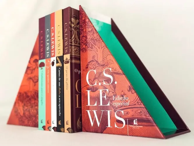 Box C S Lewis Edição com Pôster
