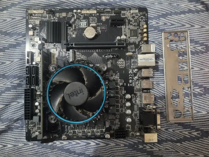 Kit placa mãe, processador e memória ram