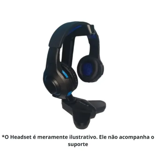 Suporte P/ Headset Blackfire Preto Fortrek g *ENTREGA GRÁTIS*