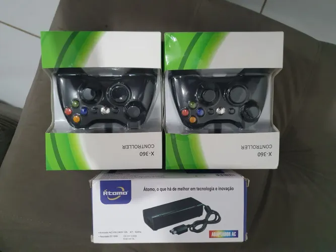 DOIS CONTROLE PARA XBOX E ANDROID. UMA FONTE DO XBOX360