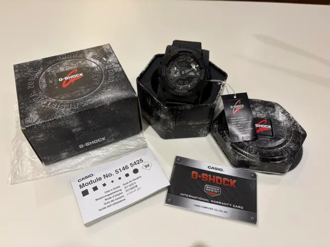 Casio G-Shock GA-110-1B All Black Original - Nunca Usado