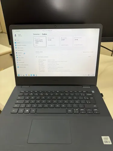 Notebook Dell Vostro Core i3-1005G1, Memória 12GB, NVMe 256GB