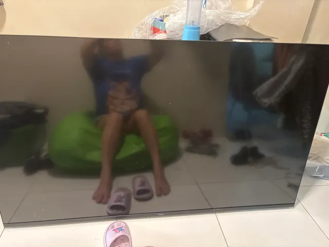 Smart tv 68 com defeito tela