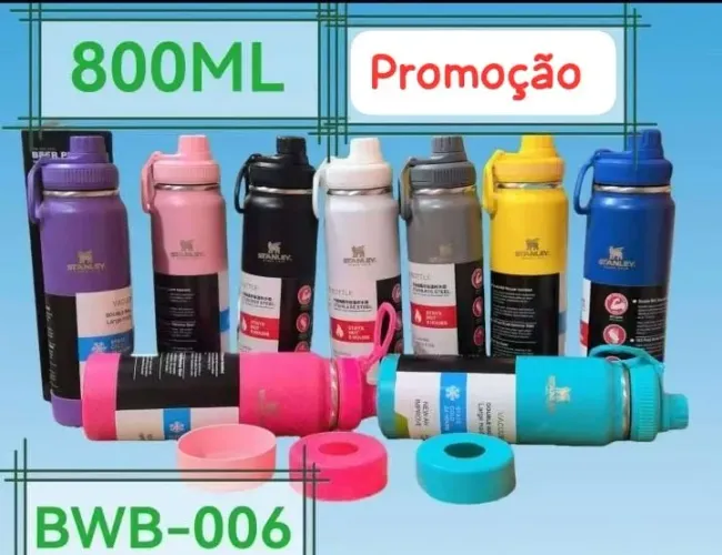 Garrafa térmica 800ML aço inoxidável 