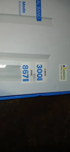 Roteador Wi-Fi 5G 867 Mbps, 8 antenas