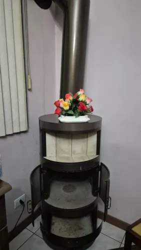 Lareira a Lenha de Canto