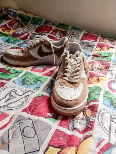 Nike Air Force 1 Bege/Branco