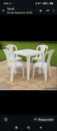 Kit 01 mesa + 4 cadeiras 190.00