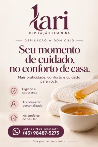 Depilação à domicílio feminina